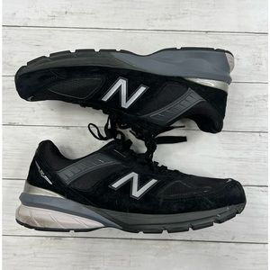 New Balance Men’s 990v5 Black/Silver Shoes Size 12.5 4E Wide USA Made